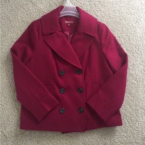Excellent condition cherry 🍒 red woman’s coat